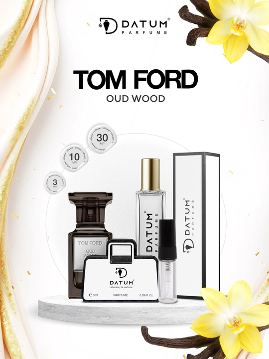 Духи унисекс Datum Parfume Oud Wood с нотами уда, кардамона, сандала и ванили - 