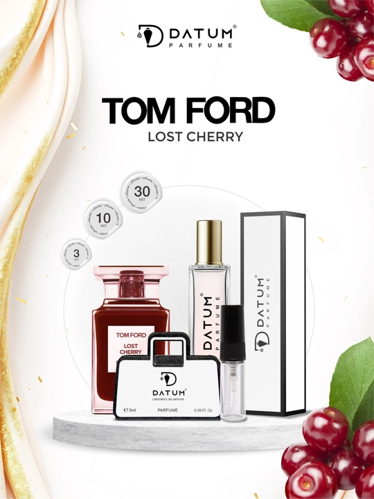 Духи унисекс Datum Parfume Lost Cherry с вишней, миндалем, ванилью и бобами тонка - 