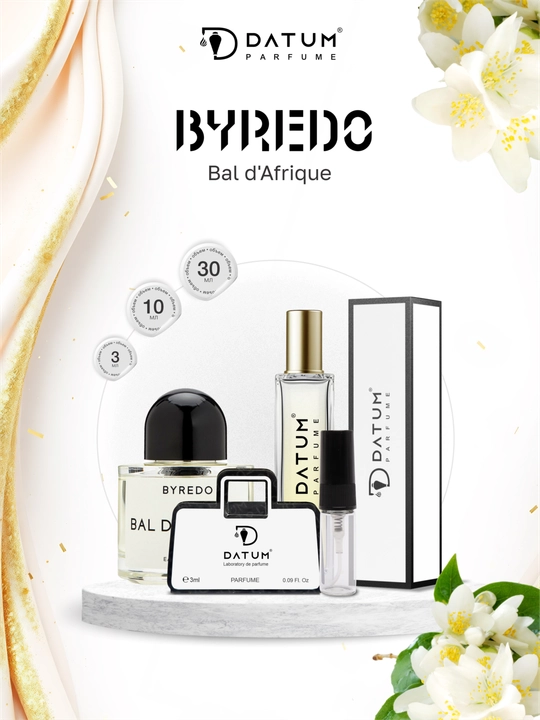 Духи унисекс Datum Parfume Bal d'Afrique с нотами лимона, жасмина, ветивера и мускуса - 