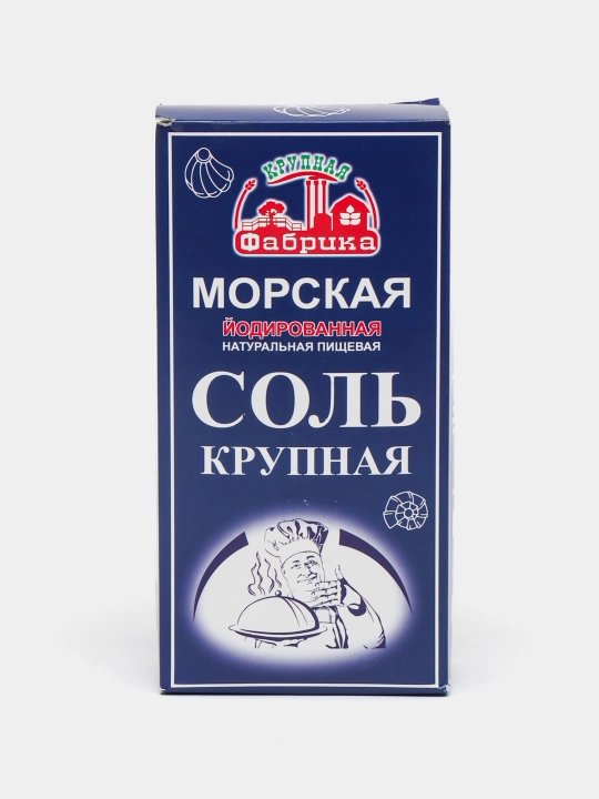 Соль морская "ПОВАР" крупная, 900 г - 
