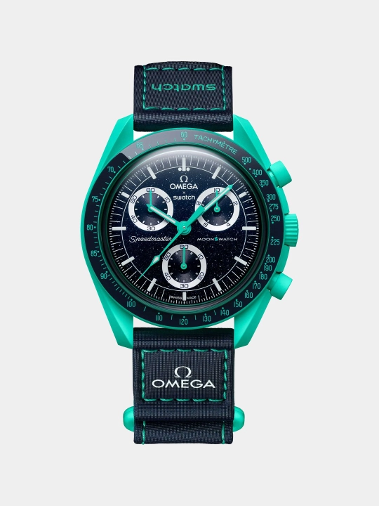 Omega x Swatch MoonSwatch erkaklar soati – sarg‘ish rang, 42 mm, dizayn