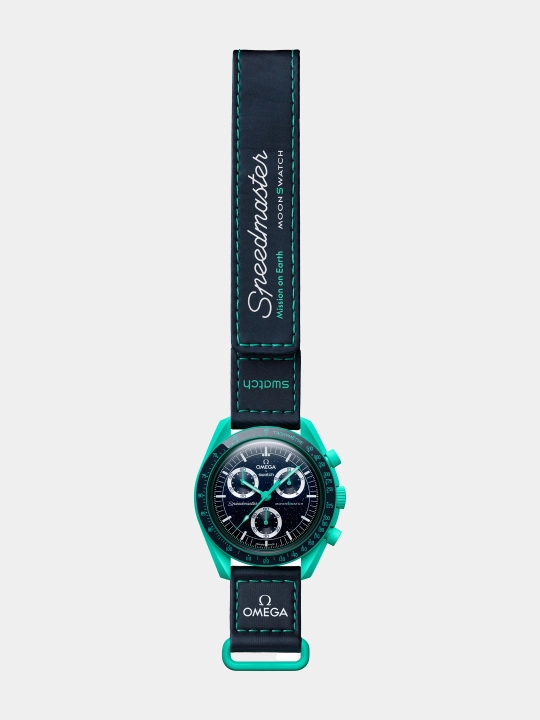 Omega x Swatch MoonSwatch erkaklar soati – sarg‘ish rang, 42 mm, dizayn