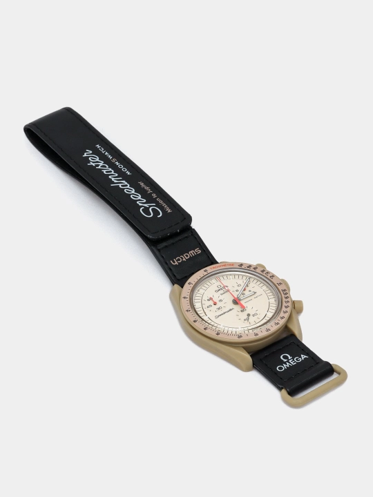 Omega x Swatch MoonSwatch erkaklar soati – sarg‘ish rang, 42 mm, dizayn