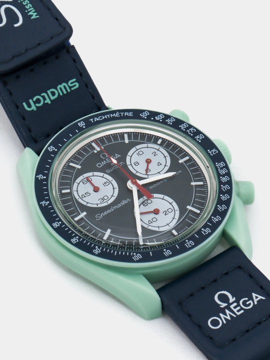 Omega x Swatch MoonSwatch erkaklar soati – sarg‘ish rang, 42 mm, dizayn