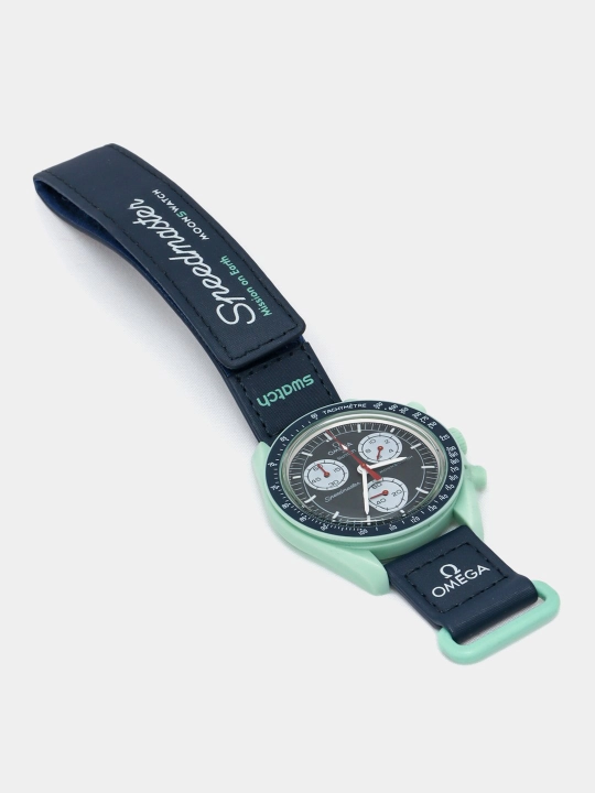 Omega x Swatch MoonSwatch erkaklar soati – sarg‘ish rang, 42 mm, dizayn