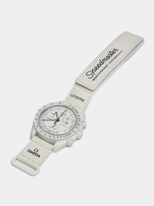 Omega x Swatch MoonSwatch erkaklar soati – sarg‘ish rang, 42 mm, dizayn