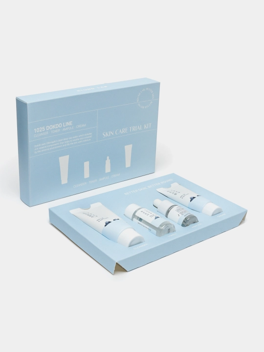 Наборы миниатюр для базового ухода Round Lab Skincare Trial Kit