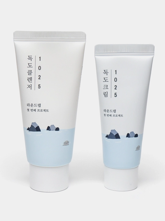 Наборы миниатюр для базового ухода Round Lab Skincare Trial Kit