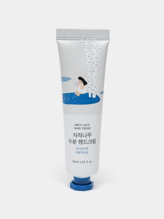 Смягчающий гипоаллергенный крем для рук Round lab Birch Juice Hand Cream