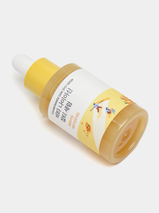 Осветляющая сыворотка против пигментации Round lab Vita Niacinamide Dark Spot Serum, 30 мл - 