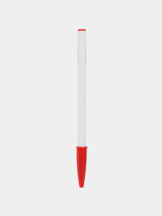 Ручка шариковая MULLER Polo white, 1 мм, красный, по 5 штук - 