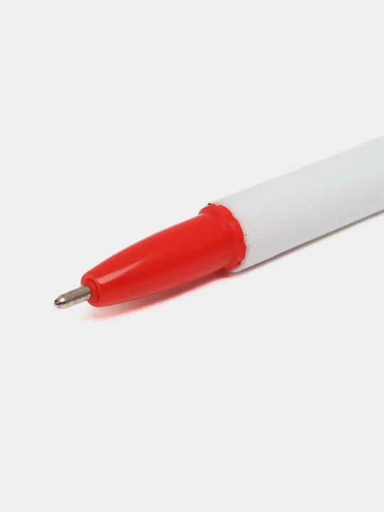 Sharikli ruchka MULLER Polo white, 1 mm, qizil, 5 donadan