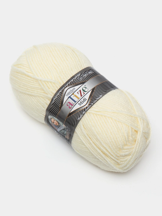 To'qish uchun ip Alize Superlana Midi, 25% jun, 75% akril, 100 g, 170 metr