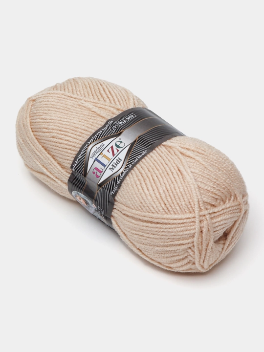 To'qish uchun ip Alize Superlana Midi, 25% jun, 75% akril, 100 g, 170 metr