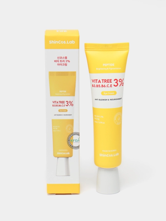 Ko'z atrofidagi teri uchun vitaminlangan krem ​​ShinCos.Lab Vita Tree B3/B5/B6/C/E 3% - 