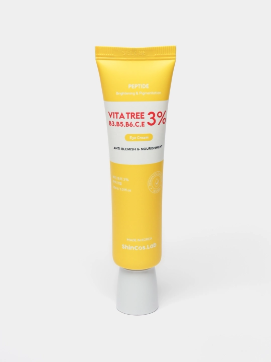 Ko'z atrofidagi teri uchun vitaminlangan krem ​​ShinCos.Lab Vita Tree B3/B5/B6/C/E 3%