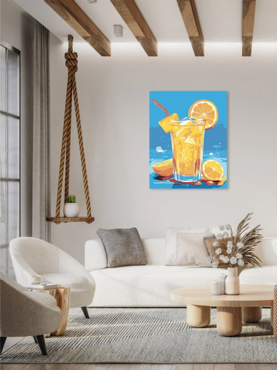 Raqamlar bo'yicha rasm chizish ARTERY, natyurmortlar holstda chizmachilik, 40 * 50 sm