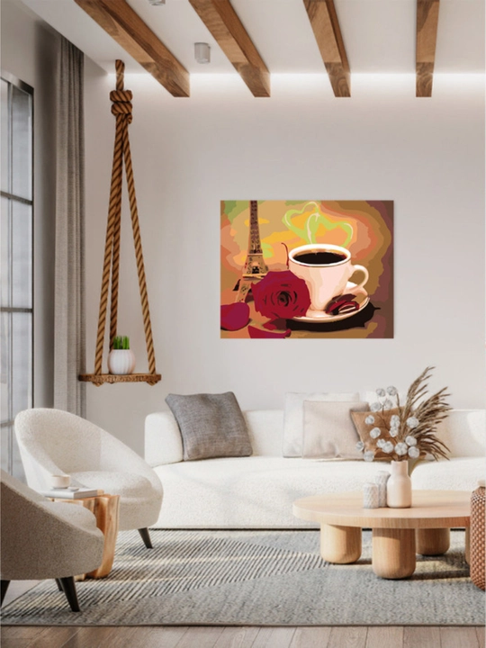 Raqamlar bo'yicha rasm chizish ARTERY, natyurmortlar holstda chizmachilik, 40 * 50 sm
