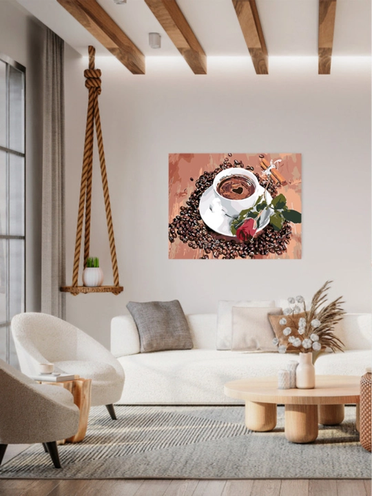 Raqamlar bo'yicha rasm chizish ARTERY, natyurmortlar holstda chizmachilik, 40 * 50 sm