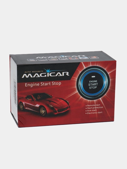 Кнопка стар стоп зажигания двигателя Magicar Start-Stop, универсальная — CHAMPIO-START