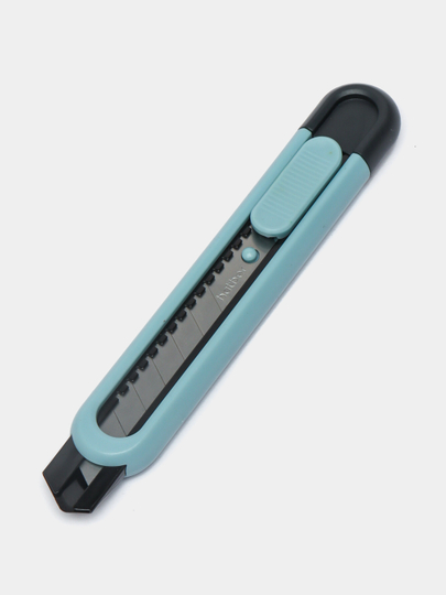 Нож канцелярский Hatber Mist, 18 мм AUTO-LOCK, 2 запасных лезвия, UK_081772