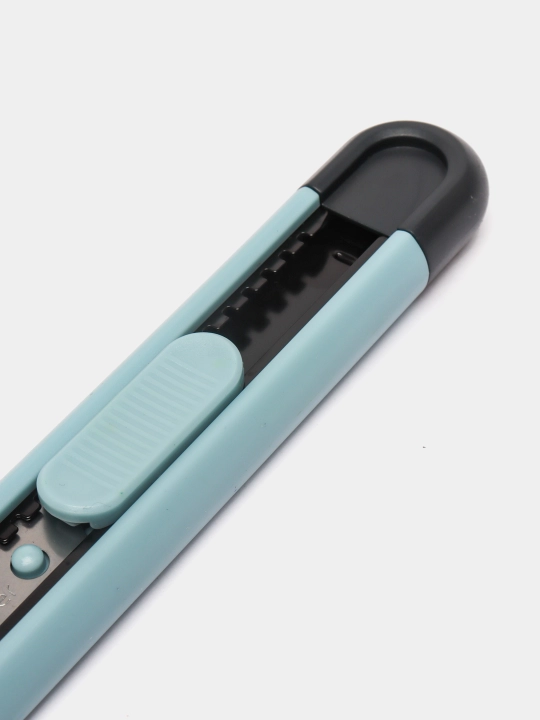 Нож канцелярский Hatber Mist, 18 мм AUTO-LOCK, 2 запасных лезвия, UK_081772 - 