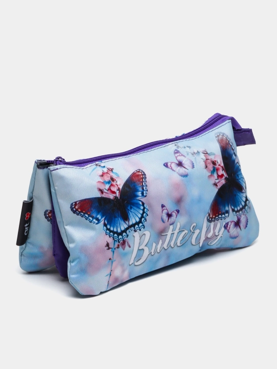 Пенал-косметичка Пчелка, ПК-51 Butterfly, 5 секций, 225 * 120 * 100 мм