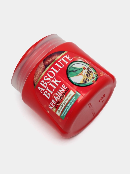 Sochlar uchun balzam keratin 2 tasi 1 da ABSOLUTE BLIK, 500 ml