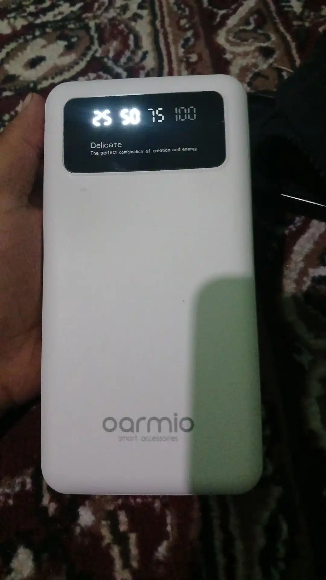 Tashqi akkumulyator Power bank 20000 mA/soat, 10000 mA/soat, tez zaryadlash kabel bilan