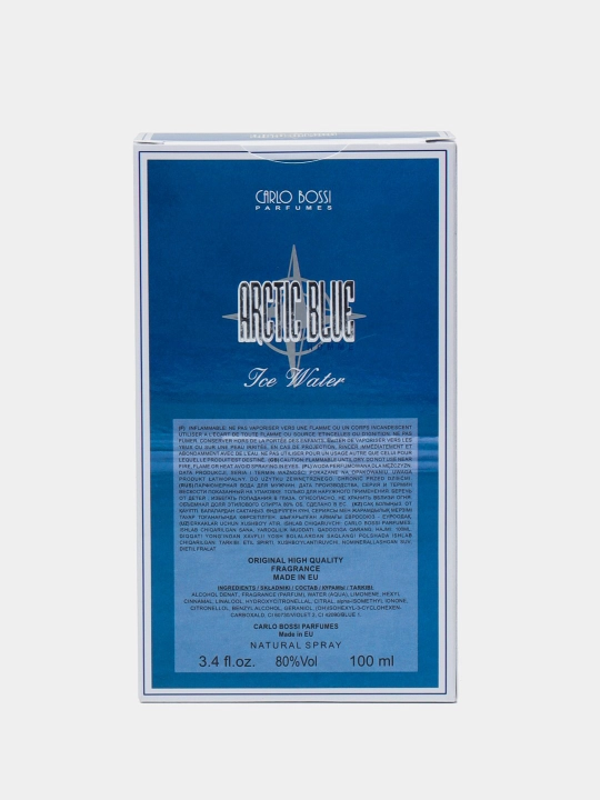 Erkaklar uchun Arctic Blue Carlo Bossi parfyumlangan suvi, 100 ml