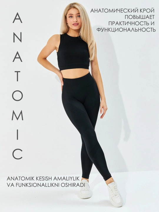 PUSH UP effektiga ega, ayollar sport legginslari, baland belli, korreksiya qiluvchi