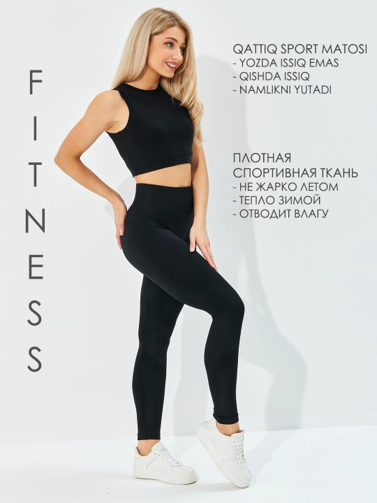 PUSH UP effektiga ega, ayollar sport legginslari, baland belli, korreksiya qiluvchi