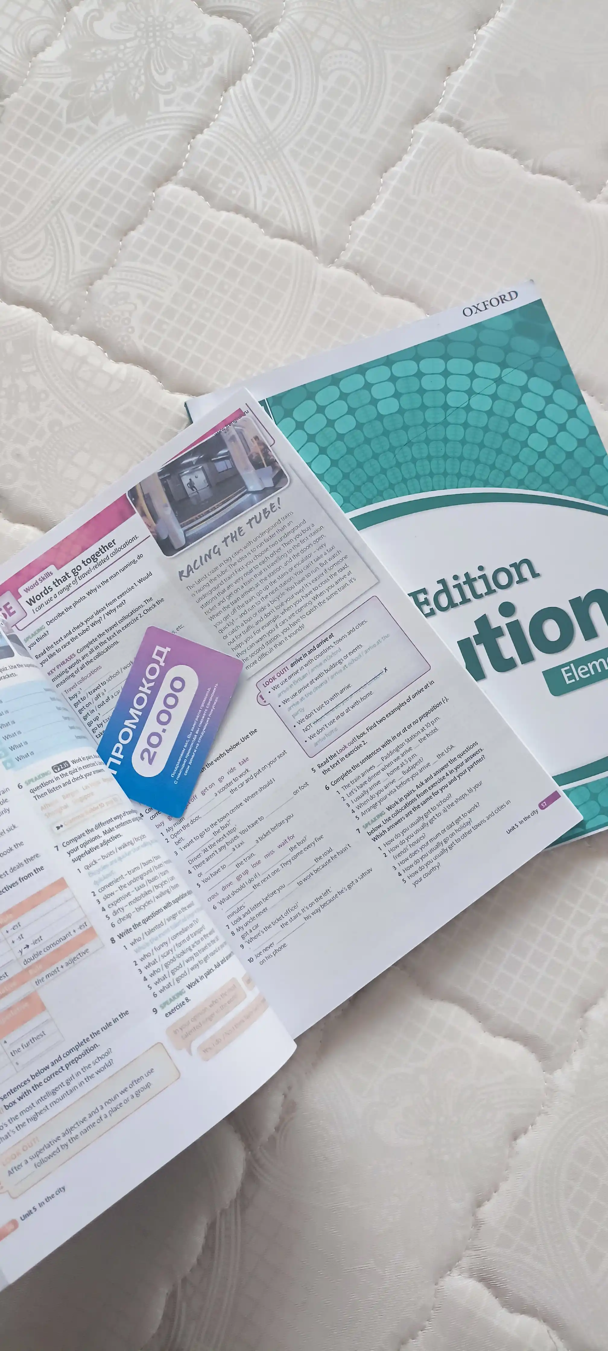 Solutions, Elementary - Student's book "Workbook" "Third edition"
