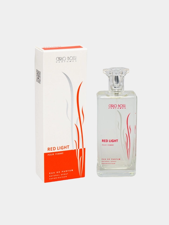 Ayollar uchun Red Light Carlo Bossi Pour Femme parfyumlangan suv, 100 ml - 