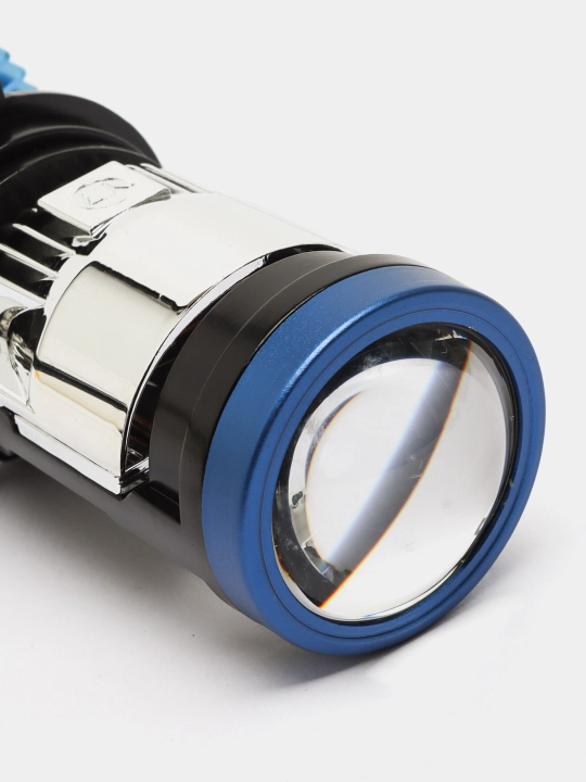 Svetodiodli LED linzalar avtomobillar uchun Y7 H4 ORG BLUE 2024