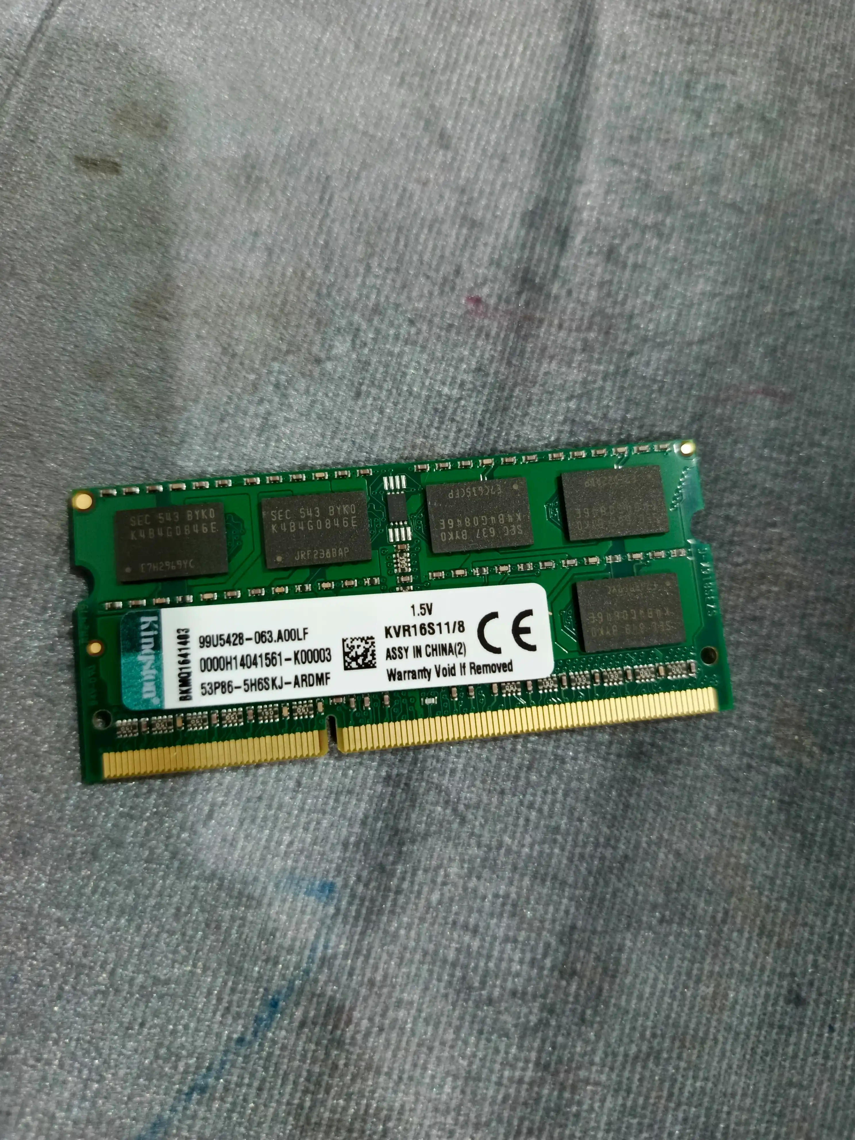 Оперативная память Kingston 8 ГБ DDR3 1600 МГц, SODIMM для ноутбука