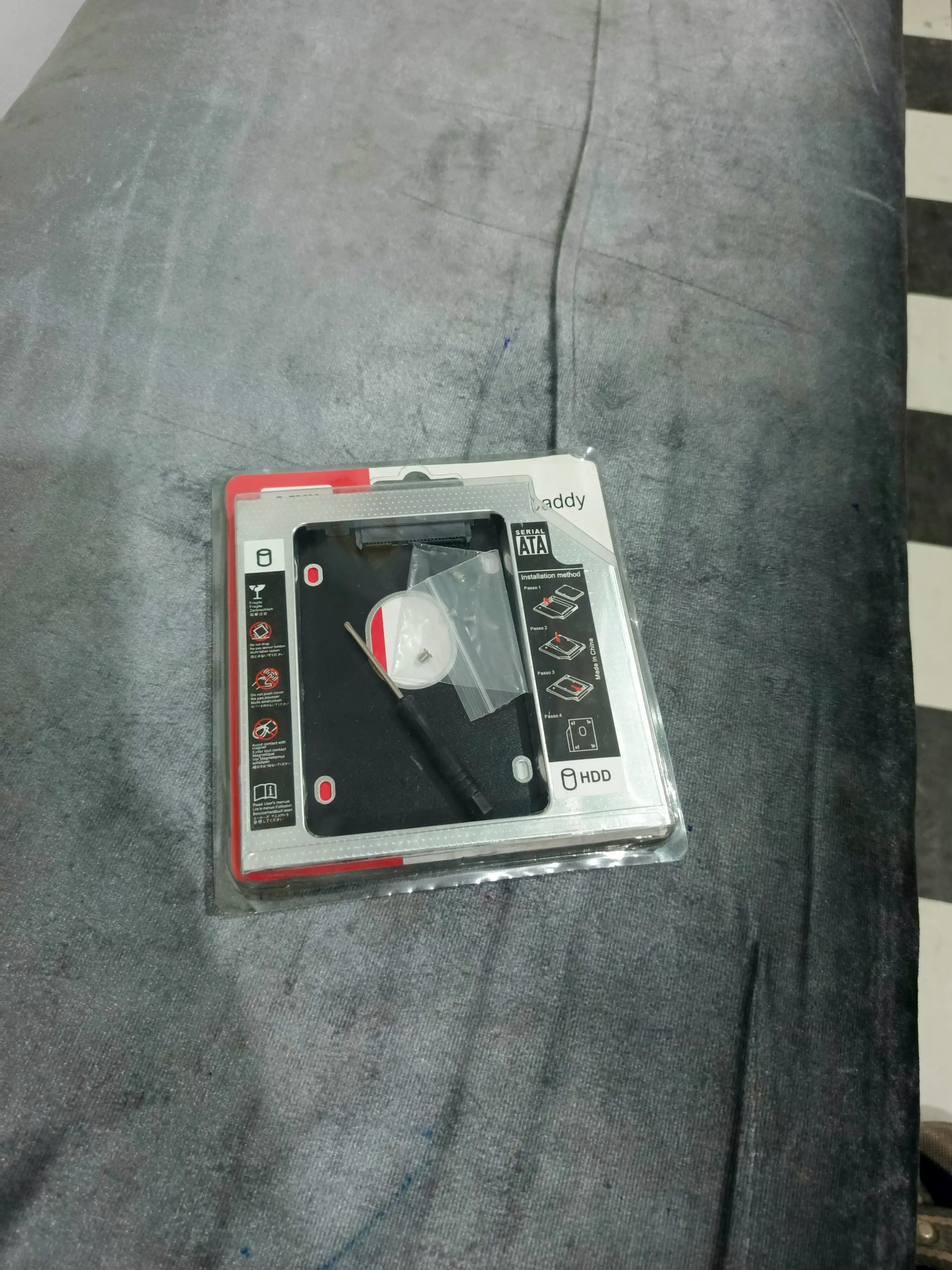 Cалазки для установки дополнительного SSD и жесткого диска в ноутбук HDD Caddy 2.5"