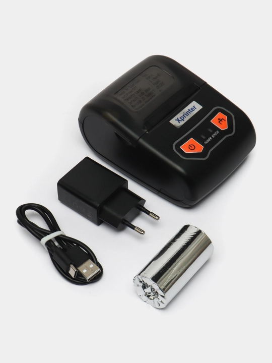 Termal kvitansiya printeri Xprinter XP-P502A Portativ 58 mm 70 mm/s USB+Bluetooth