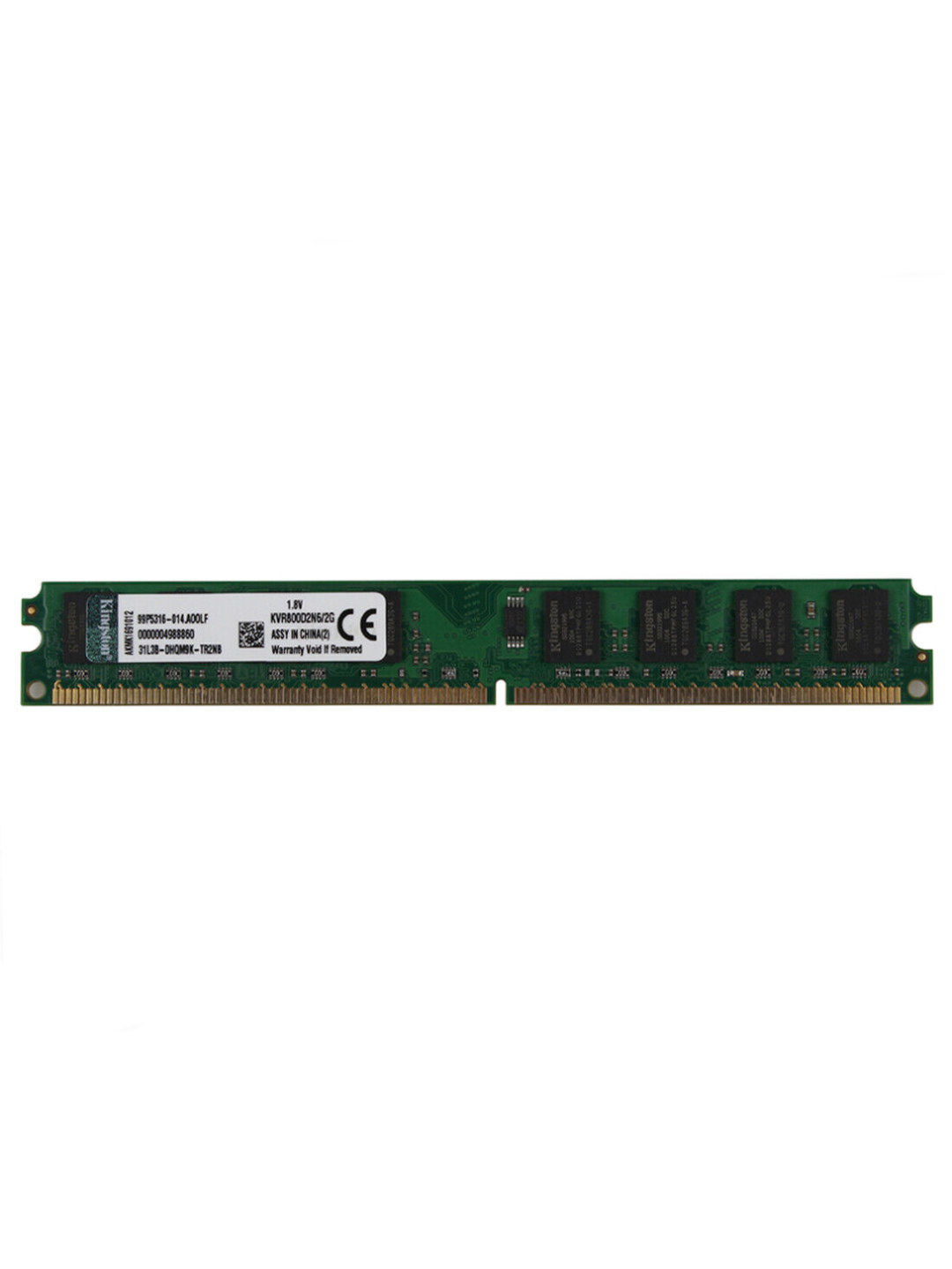 Оперативная память Kingston DDR2 800 MHz, для персональных компьютеров - 