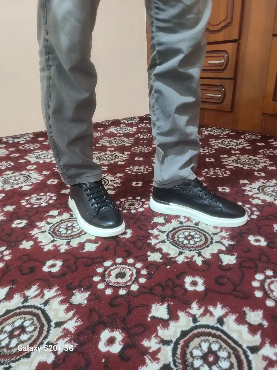 Krossovka erkaklar uchun ZEGNA, tabiiy charmdan tayyorlangan bahor-yoz-kuz uchun, 39-43
