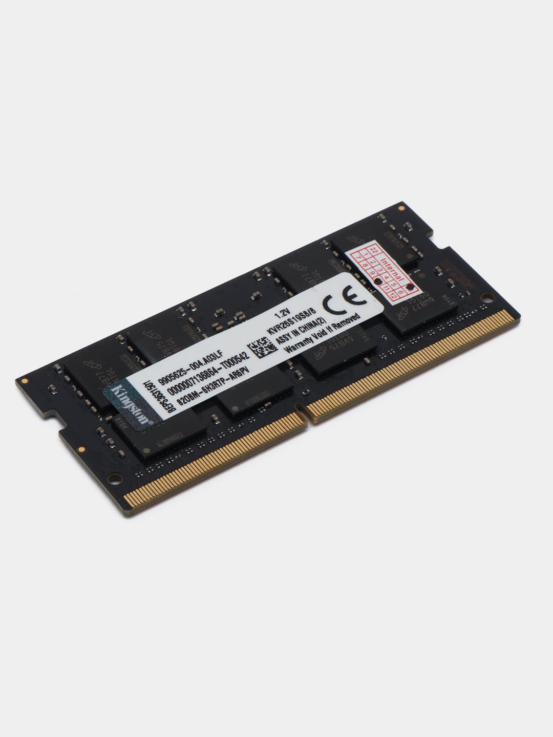 Operativ xotira Kingston So-DDR3 1600Mhz noutbuk uchun