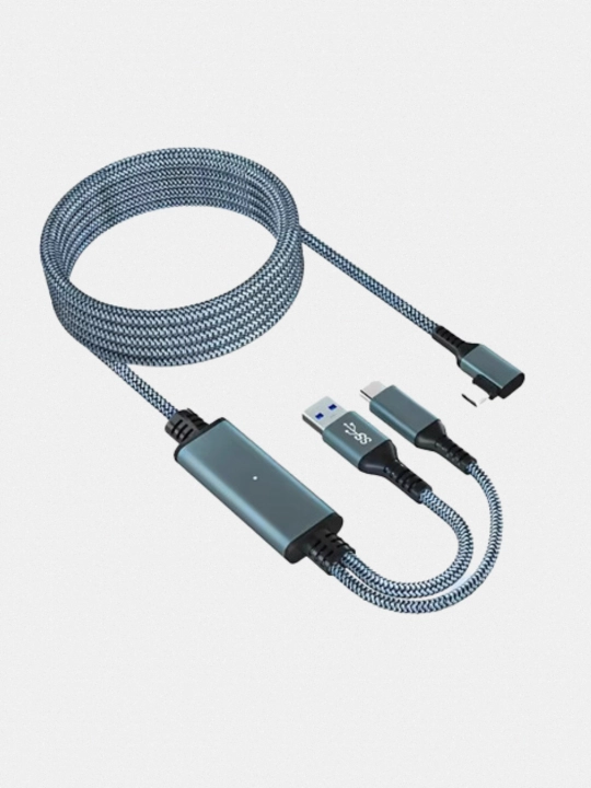 Kabel VR ko'zoynaklar uchun, USB Type-C uchun VR, mate quest3 usb3.2 type-c ocul VR, 5 m