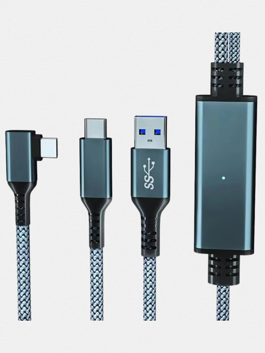Kabel VR ko'zoynaklar uchun, USB Type-C uchun VR, mate quest3 usb3.2 type-c ocul VR, 5 m
