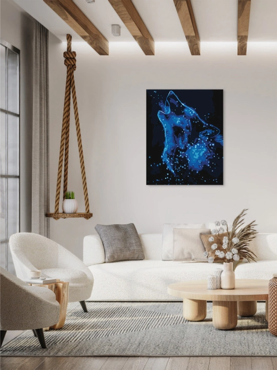Картина рисование по номерам ARTERY "Волки", раскраска на холсте, 40* 50 см