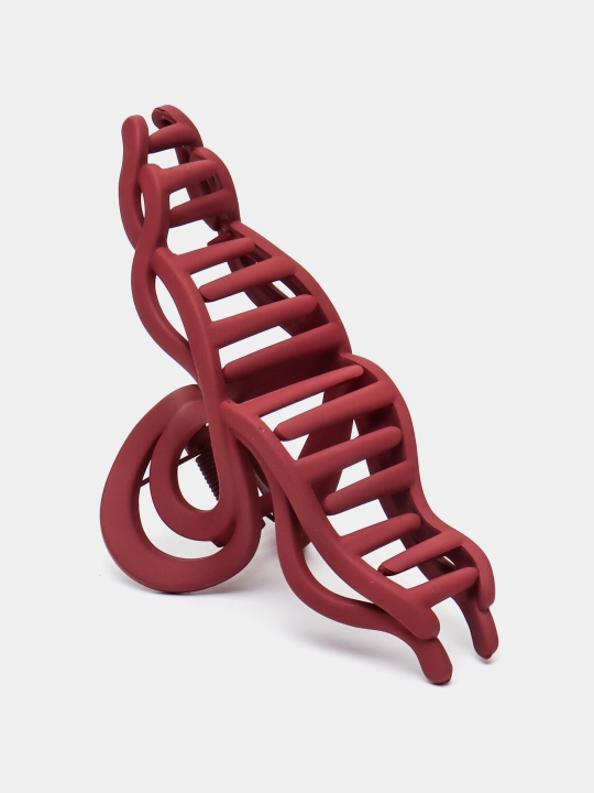 Заколка крабик, волнистый, нестандартный, для волос, для девочек и женщин