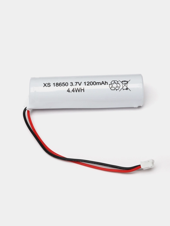 Аккумулятора Li-ion 18650, 3.7V 1200mAh 4.4Wh