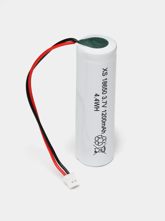 Аккумулятора Li-ion 18650, 3.7V 1200mAh 4.4Wh