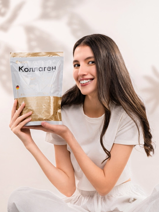 Teri uchun peptidli kollagen 500 g, Gialuron kislotasi va S vitamini bilan