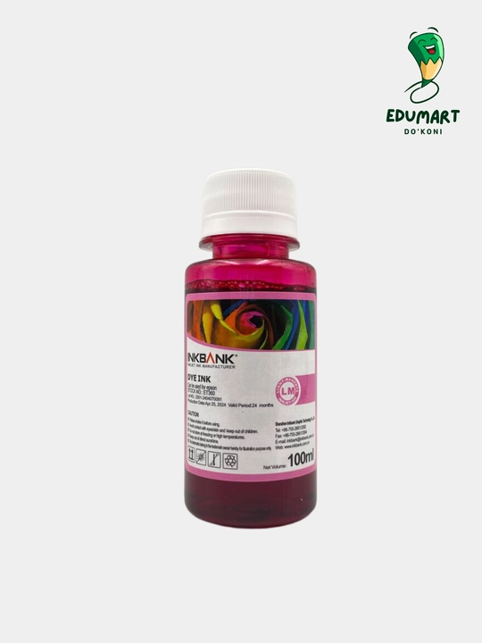 Epson printerlari uchun siyoh INKBANK 6xil rang 100ml