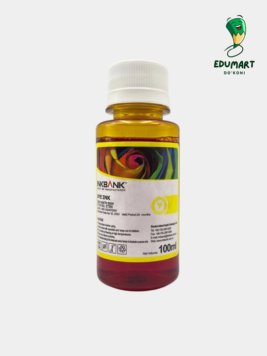 Epson printerlari uchun siyoh INKBANK 6xil rang 100ml